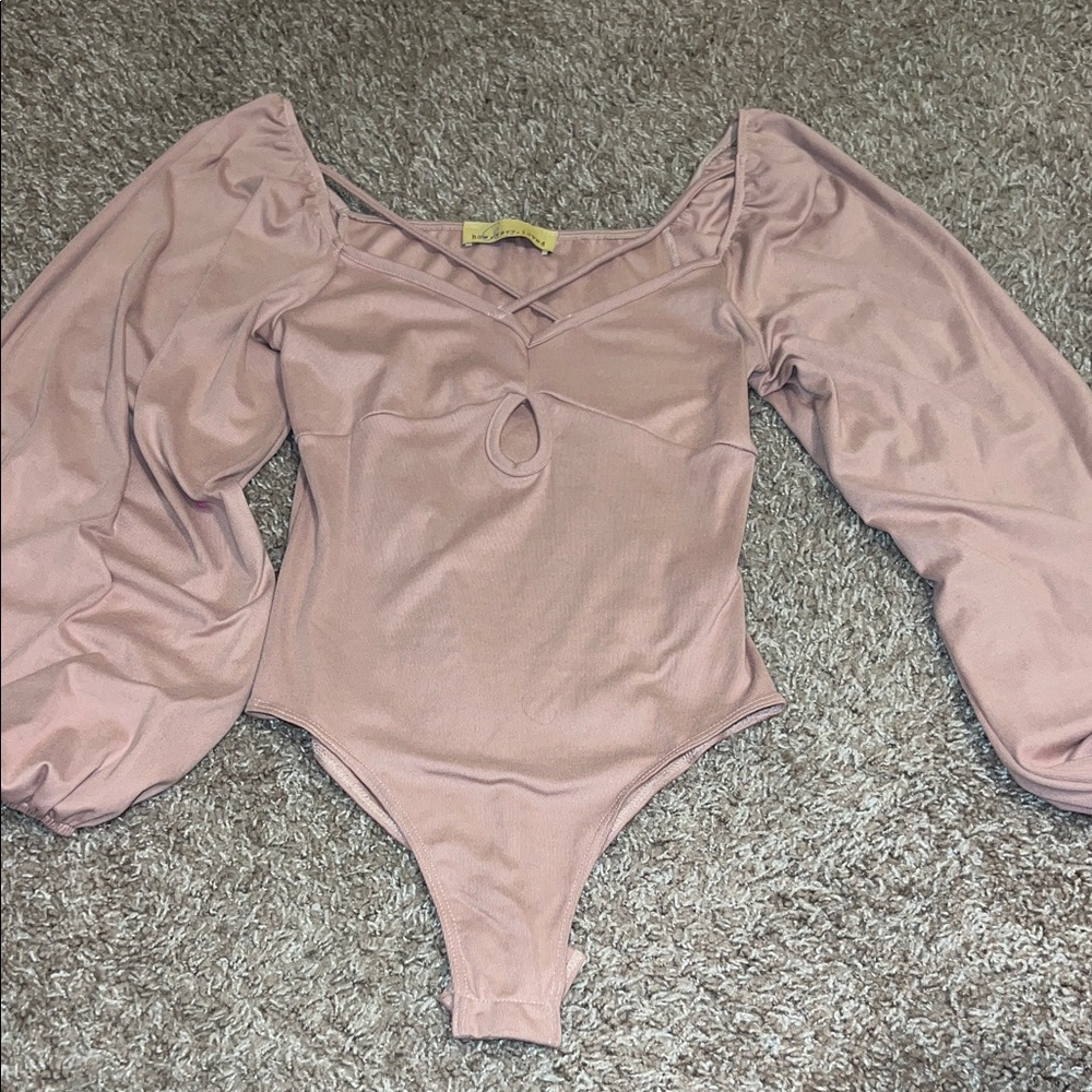 Pink Long Sleeve Bodysuit